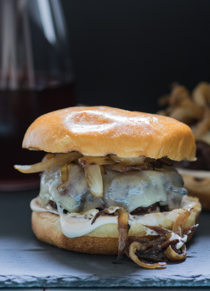 Caramelized Onion & Gruyère Burger