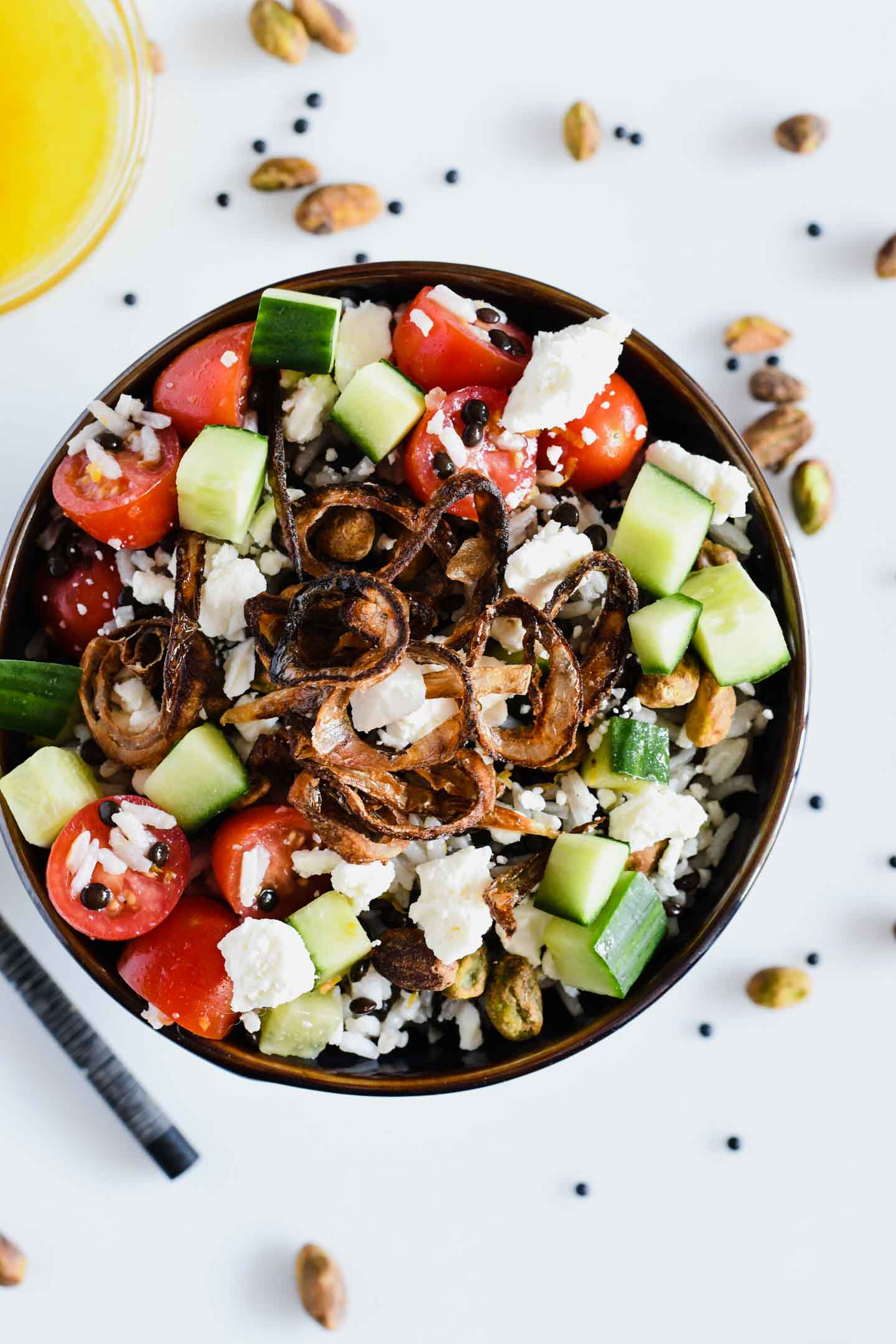 Beluga Lentil and Basmati Rice Salad